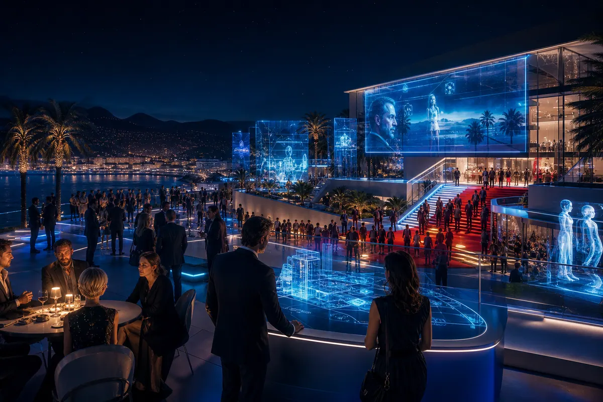 Encuentro futurista de cineastas y productores en la Riviera francesa